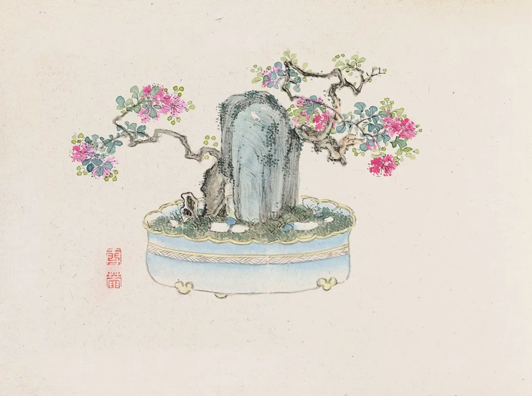 Bonsai Kabenzu Pl 17 Wall Art by Anonymous - High-Resolution Digital Print