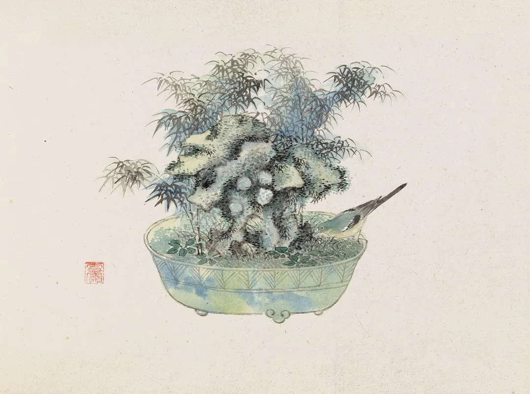 Bonsai Kabenzu Pl 18 Wall Art by Anonymous - High-Resolution Digital Print