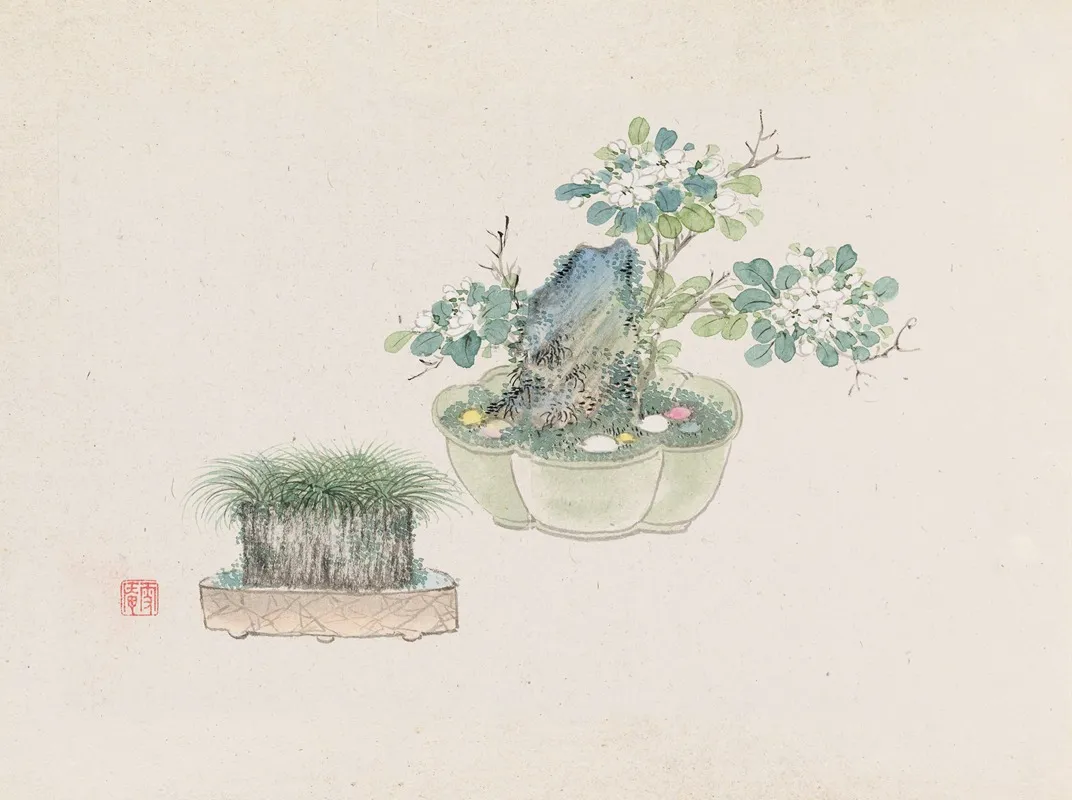 Bonsai Kabenzu Pl 19 Wall Art by Anonymous - High-Resolution Digital Print