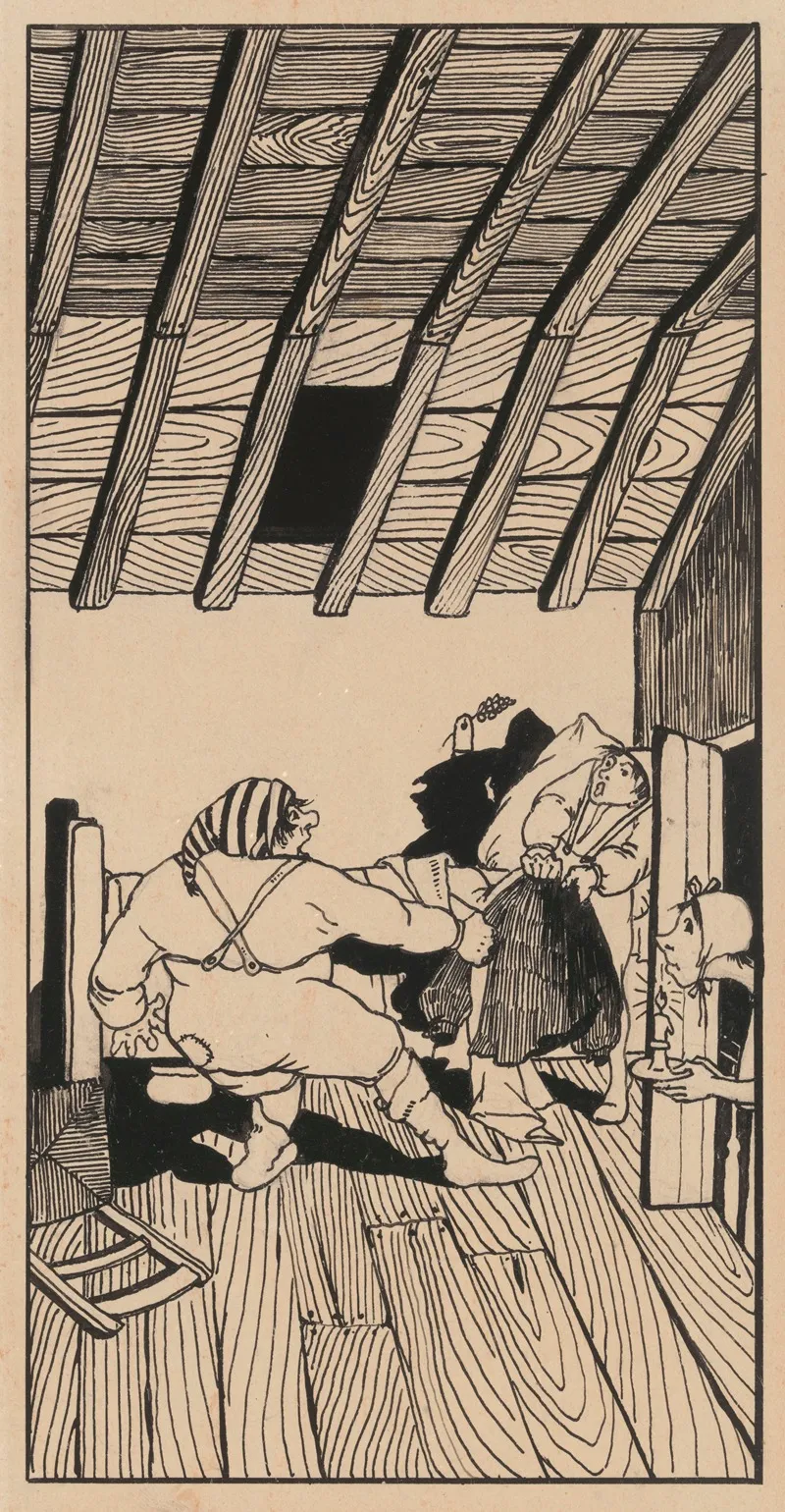 Book Illustration 3 Wall Art by Karel Collens - High-Resolution Digital Print