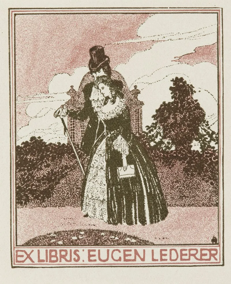 Bookplate Eugen Lederer