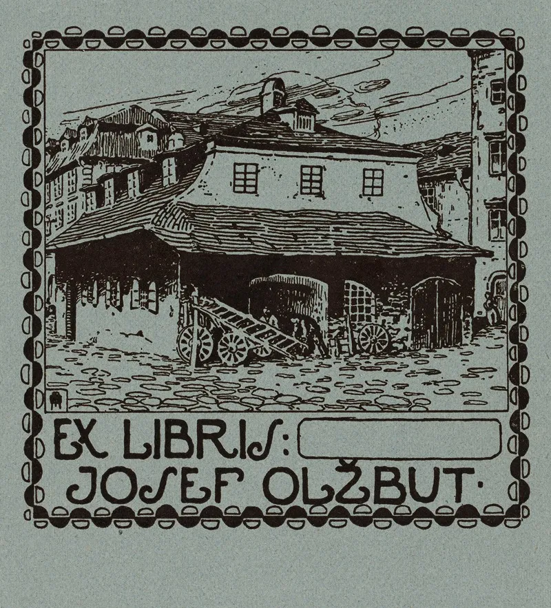 Bookplate Josef Olzbut