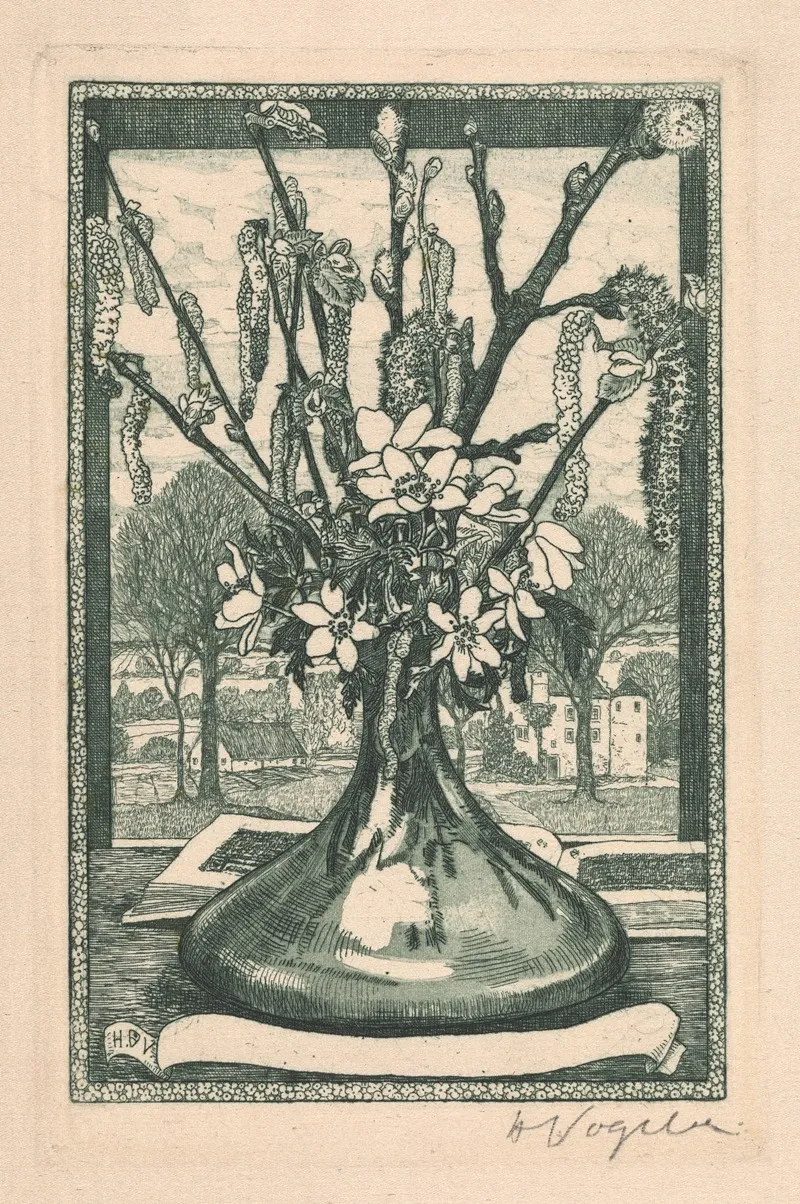 Bookplate Martha Vogeler