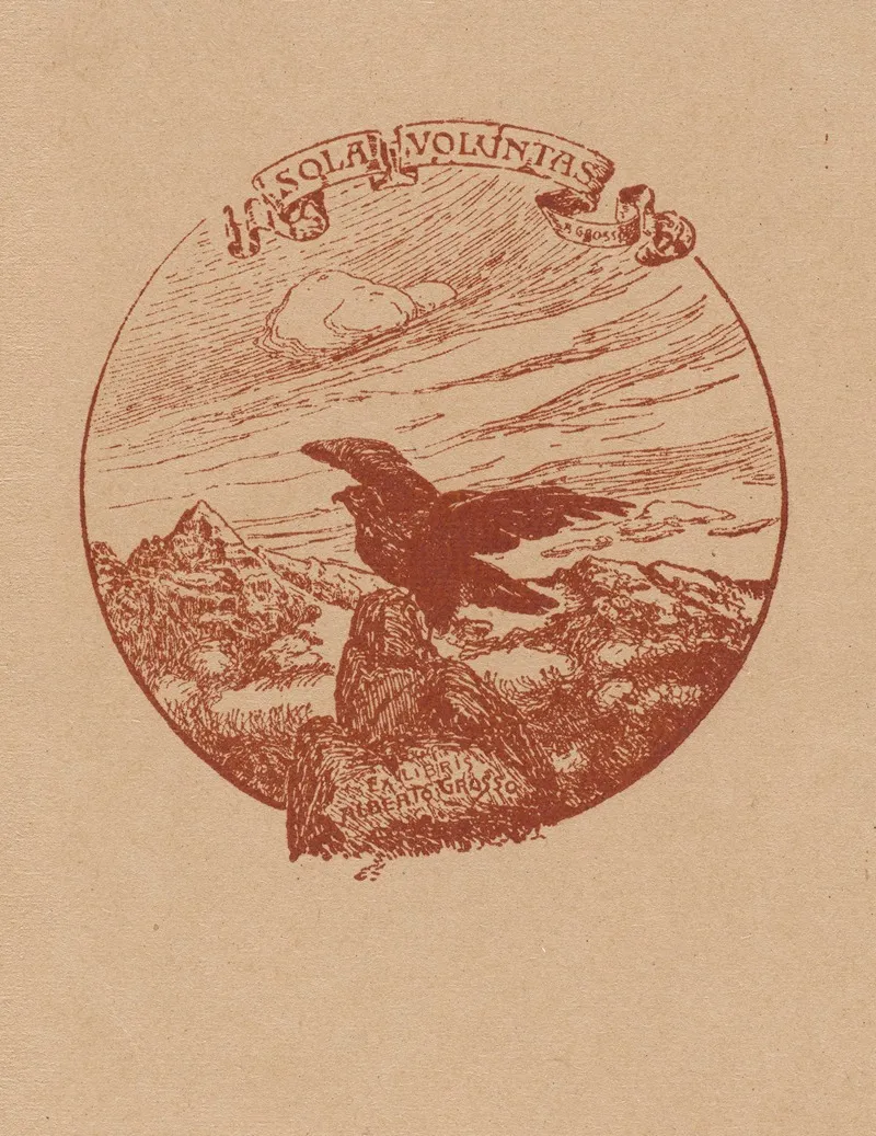 Bookplate Of Alberto Grasso Wall Art by Alberto Grasso - High-Resolution Digital Print