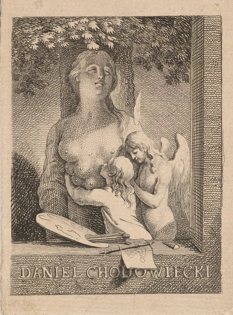 Bookplate Of Daniel Chodowiecki