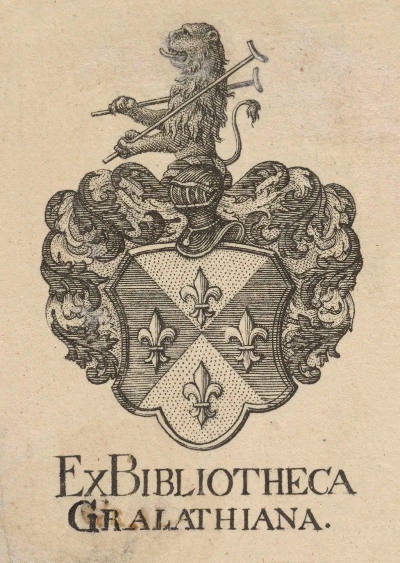 Bookplate Of Daniel Gralath