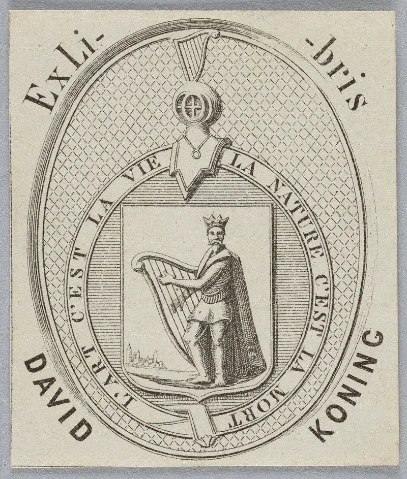 Bookplate Of David Konig Lart Cest La Vie La Nature Cest La Mort