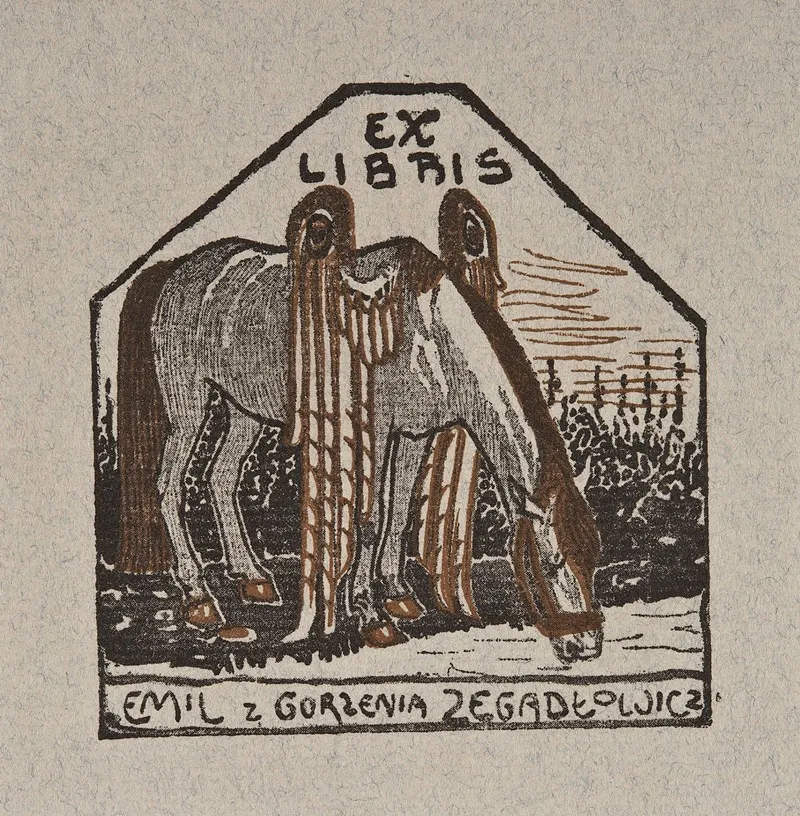 Bookplate Of Emil Zegadlowicz