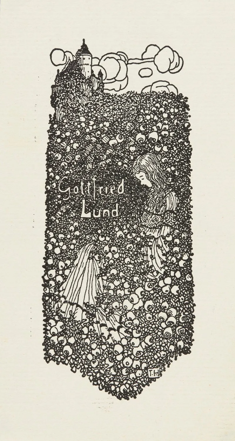 Bookplate Of Gottfried Lund