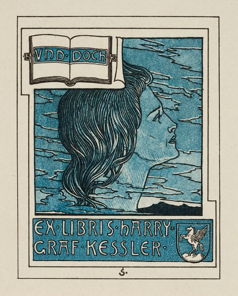 Bookplate Of Harry Graf Kessler Wall Art by Joseph Sattler - High-Resolution Digital Print