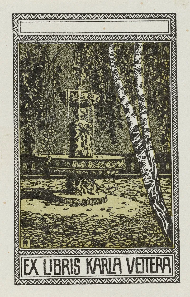 Bookplate Of Karl Vetter