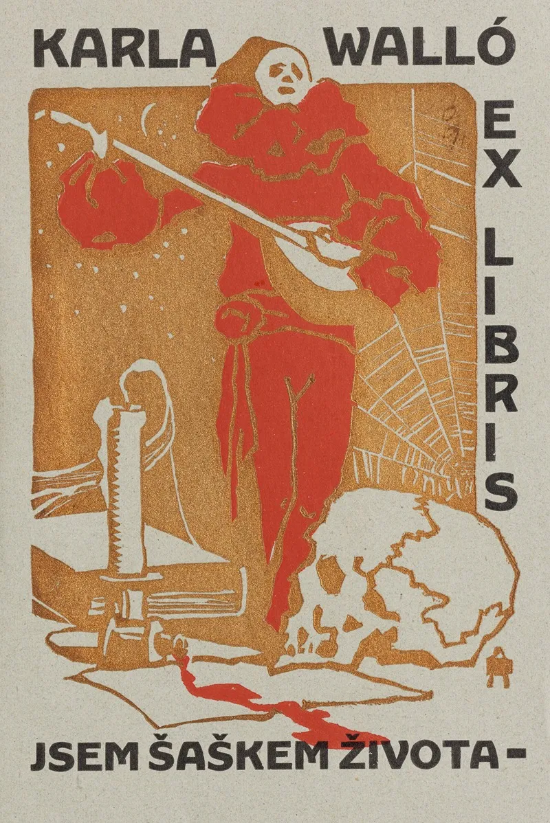 Bookplate Of Karl Wallo Jsem Saskem Zivota 2