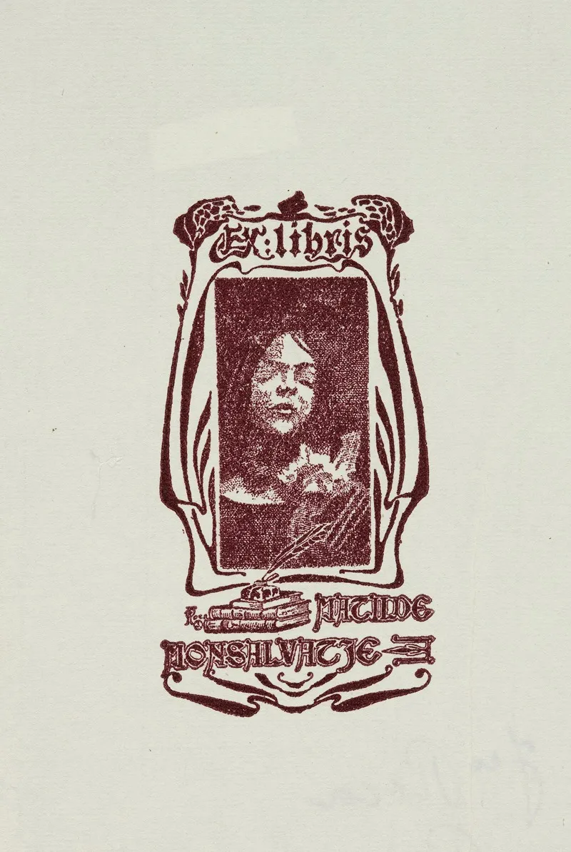 Bookplate Of Matilde Monsalvatje