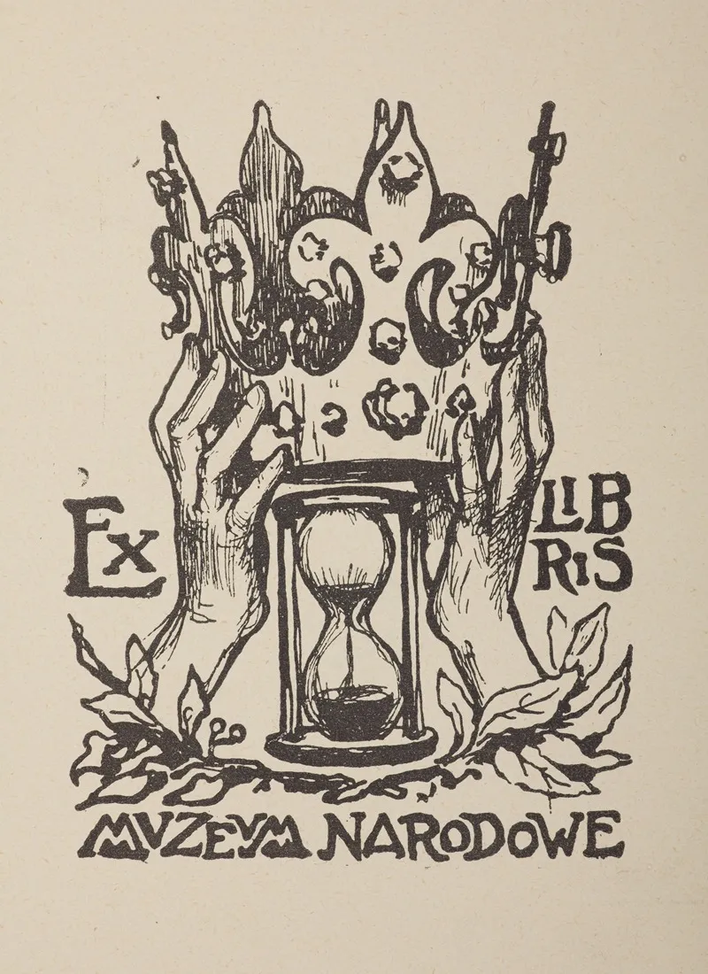 Bookplate Of The National Museum In Krakow Wall Art by Jan Bukowski - High-Resolution Digital Print