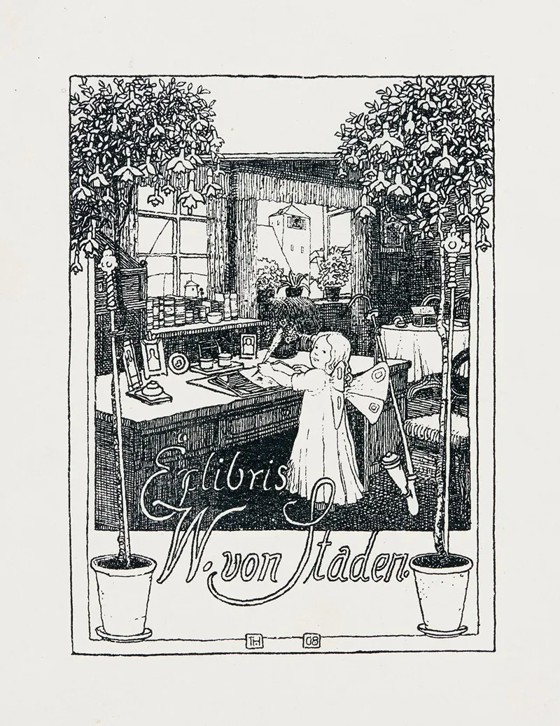 Bookplate Of W Von Staden