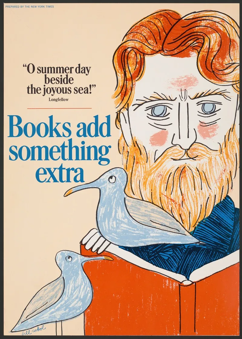 Books Add Something Extra 2 Wall Art by Bill Sokol - High-Resolution Digital Print