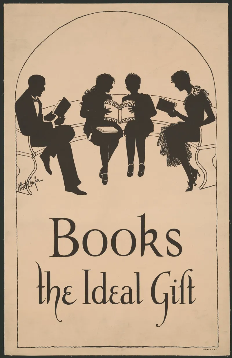 Books The Ideal Gift Wall Art by Ethel C Taylor - High-Resolution Digital Print
