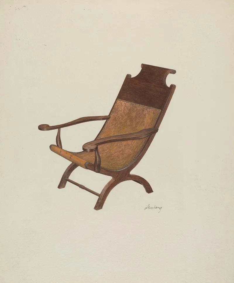 Boot Jack Chair Wall Art by John Lang - High-Resolution Digital Print