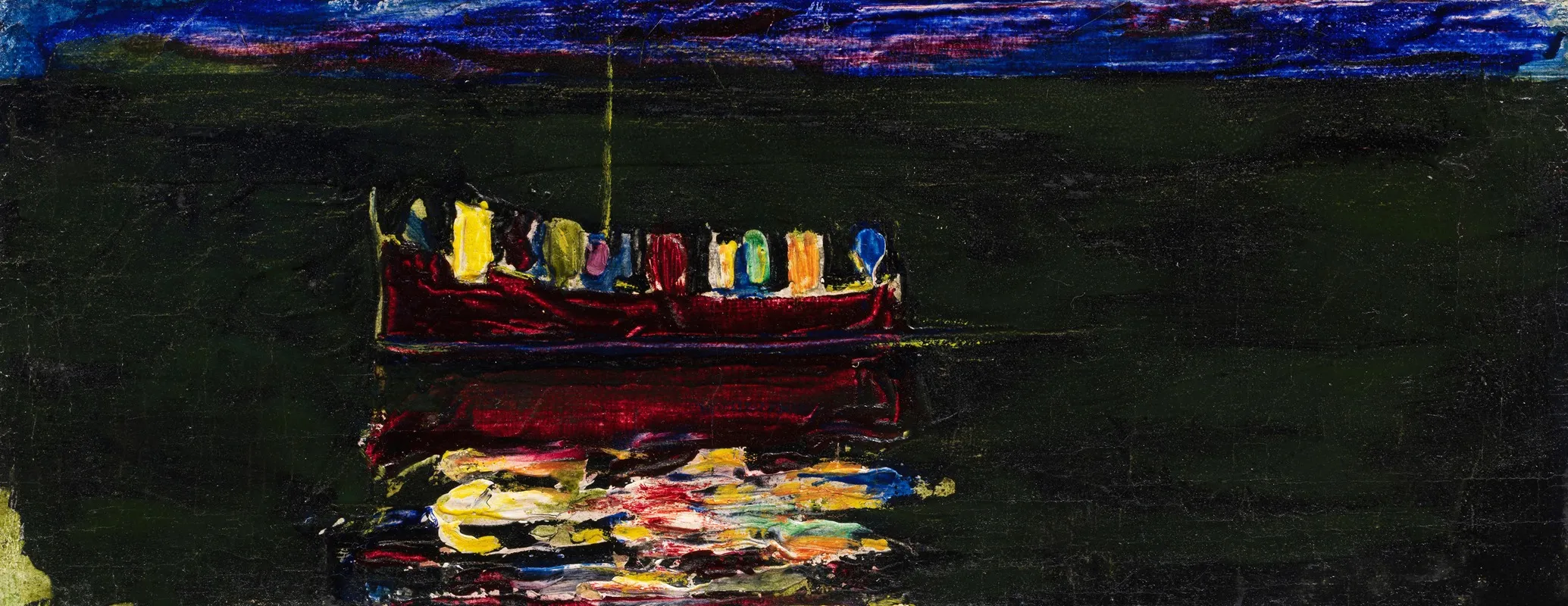 Boot Mit Laterne Rapallo Wall Art by Wassily Kandinsky - High-Resolution Digital Print