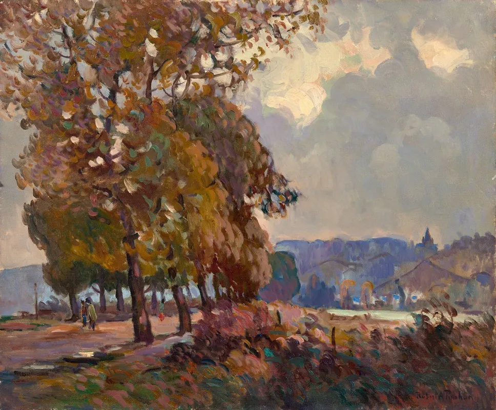 Bords De La Seine Vers Le Bas Caumont