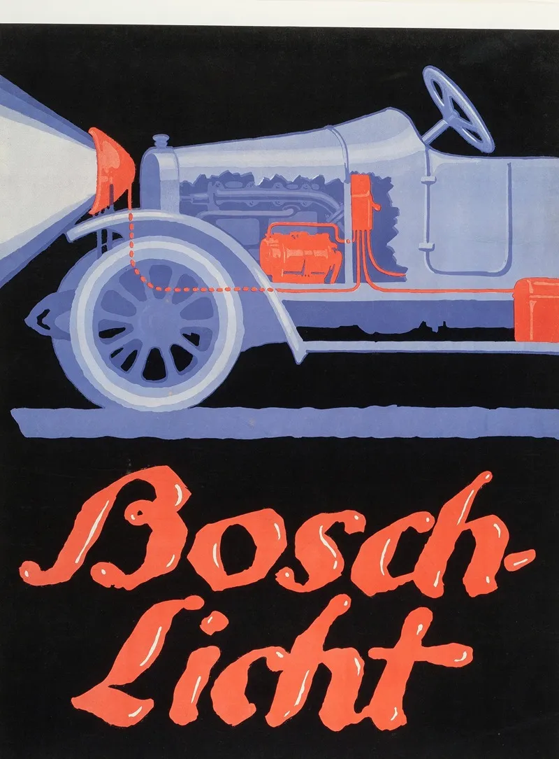 Bosch Licht Wall Art by Lucian Bernhard - High-Resolution Digital Print