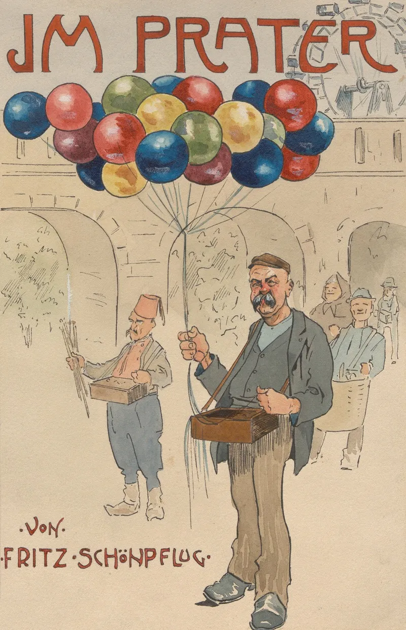 Bosniak Und Ballonverkaufer