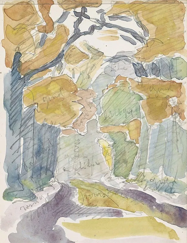 Bospad In De Herfst Wall Art by Reijer Stolk - High-Resolution Digital Print
