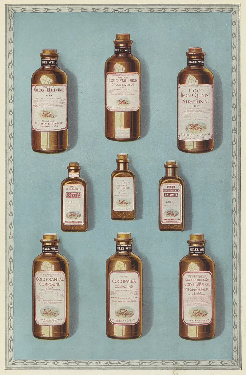 Bottles Of Chocolate Flavored Medicines