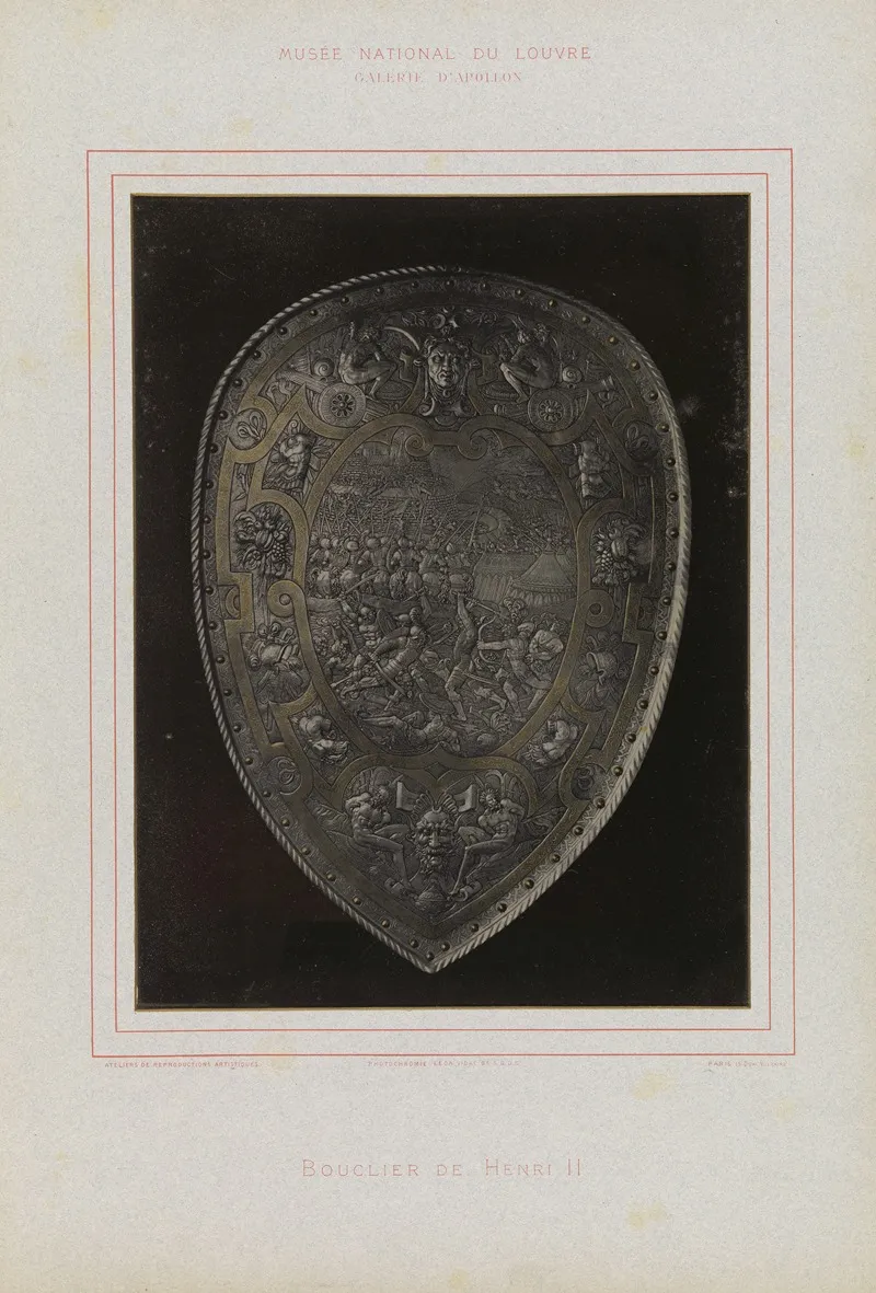 Bouclier De Henri Ii Wall Art by Léon Vidal - High-Resolution Digital Print