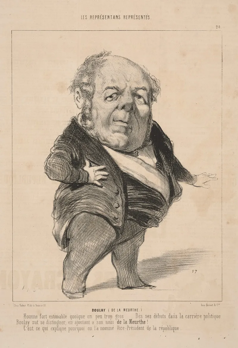 Boulay Fat Man With Right Hand On Hip