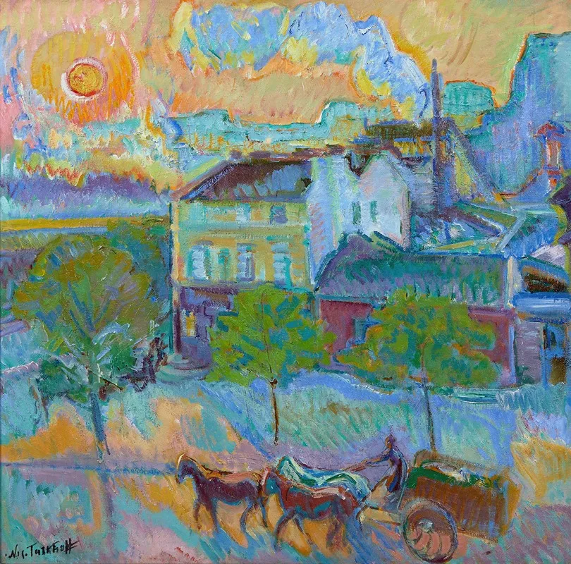 Boulevard Vaugirard Paris Wall Art by Nicolas Alexandrovitch Tarkhoff - High-Resolution Digital Print