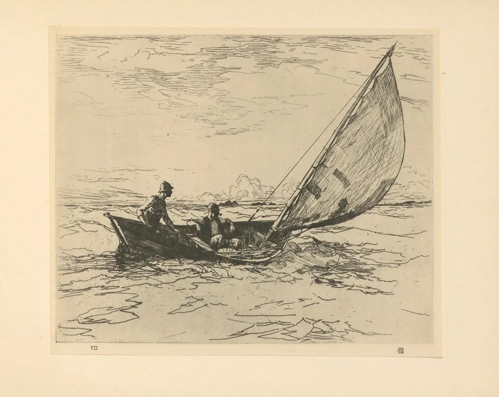 Bound Home Wall Art by Frank Weston Benson   - High-Resolution Digital Print