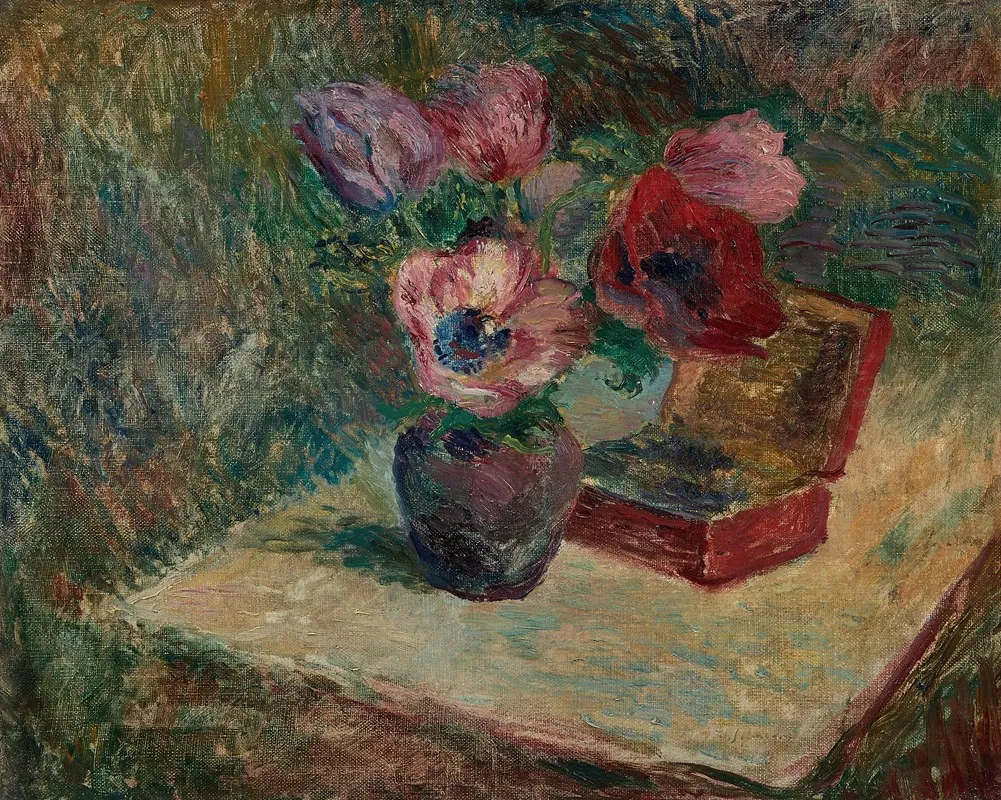 Bouquet Danemones 2 Wall Art by Henri Lebasque - High-Resolution Digital Print