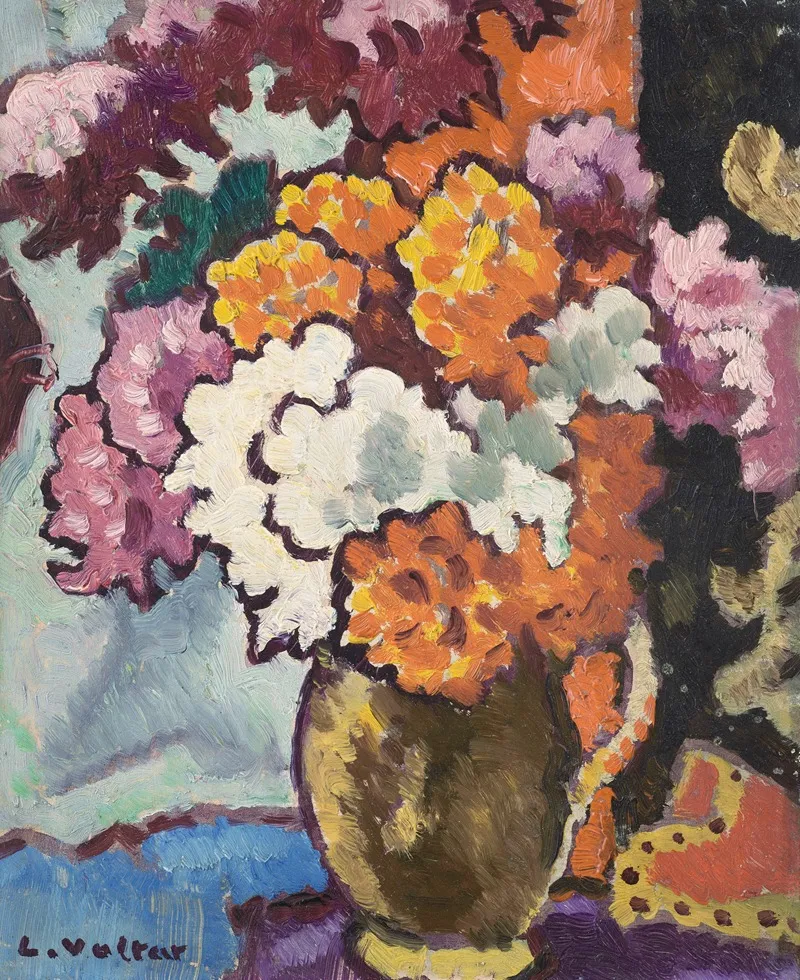 Bouquet De Fleurs 10 Wall Art by Louis Valtat - High-Resolution Digital Print