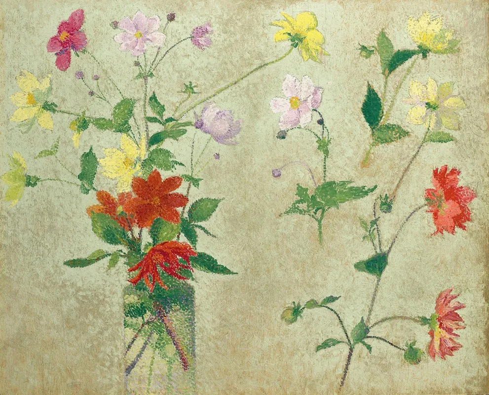 Bouquet Et Etude De Fleurs