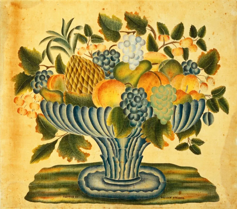 Bowl Of Fruit Wall Art by William Stearns - High-Resolution Digital Print