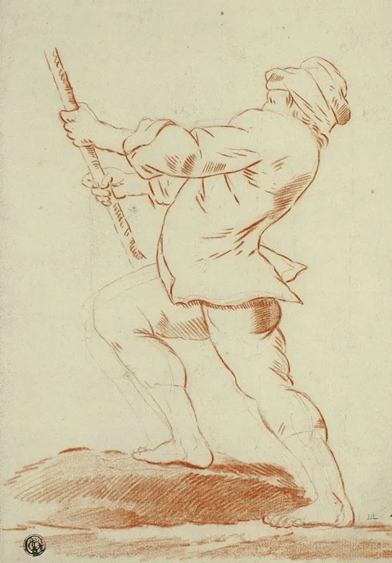 Boy Holding Staff