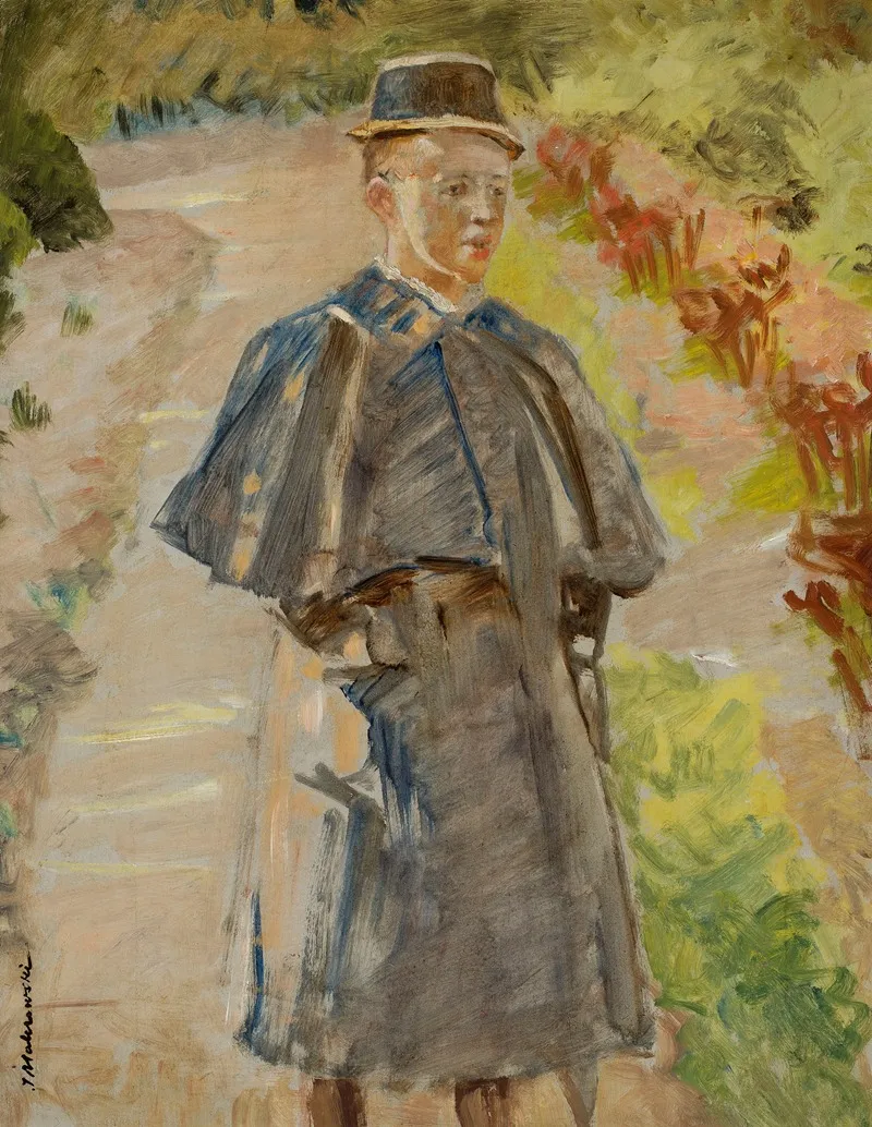 Boy In The Garden Sketch Rafal Artists Son