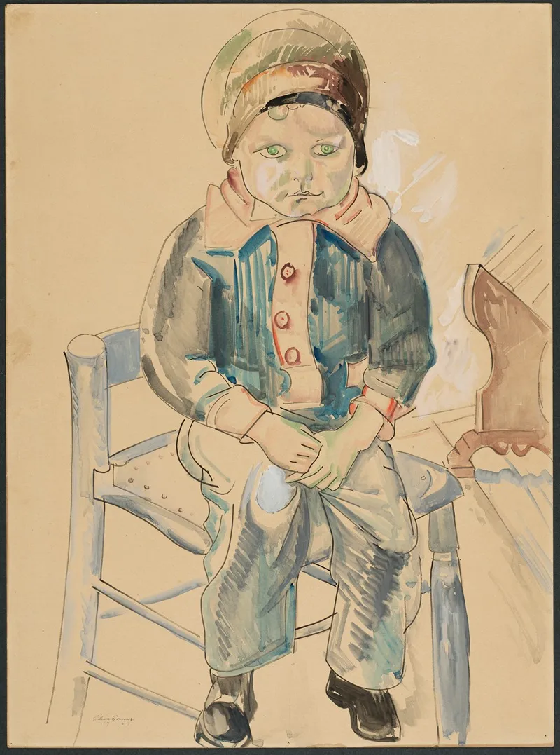 Boy On A Chair