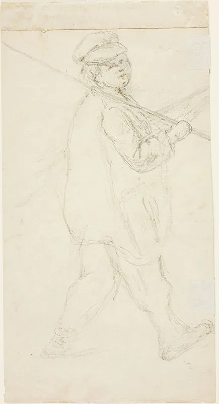 Boy With A Fishing Pole