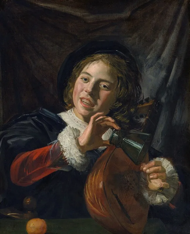 Boy With A Lute Wall Art by Frans Hals - High-Resolution Digital Print