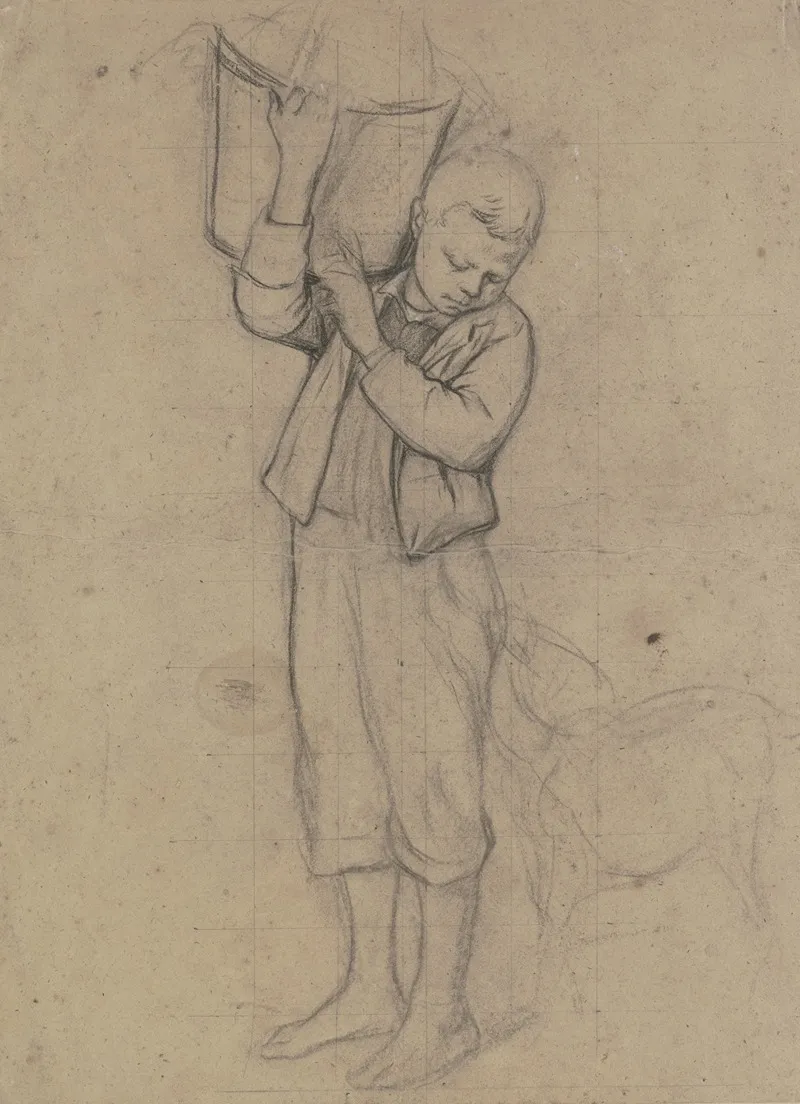 Boy With Goat