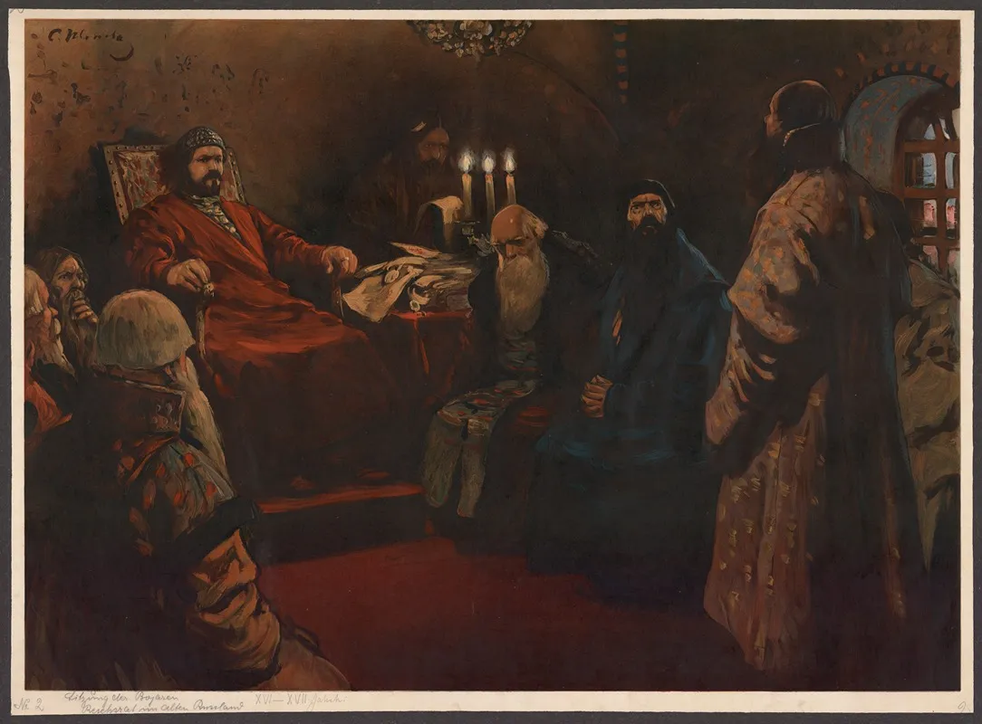 Boyar Duma Wall Art by Sergey Ivanov - High-Resolution Digital Print