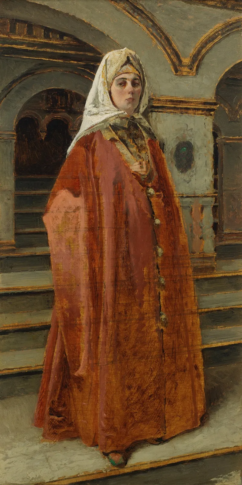 Boyarina Wall Art by Alexander Dmitrievich Litovchenko - High-Resolution Digital Print