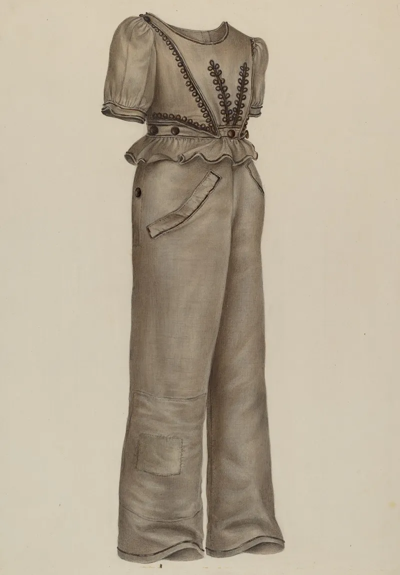 Boys Suit 2 Wall Art by Charles Mannino - High-Resolution Digital Print