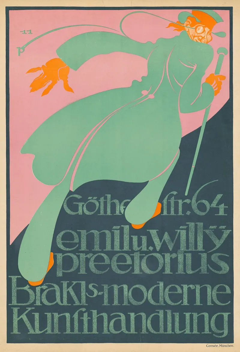 Brakls Moderne Kunsthandlung Emil Und Willy Preetorius Wall Art by Emil Preetorius - High-Resolution Digital Print