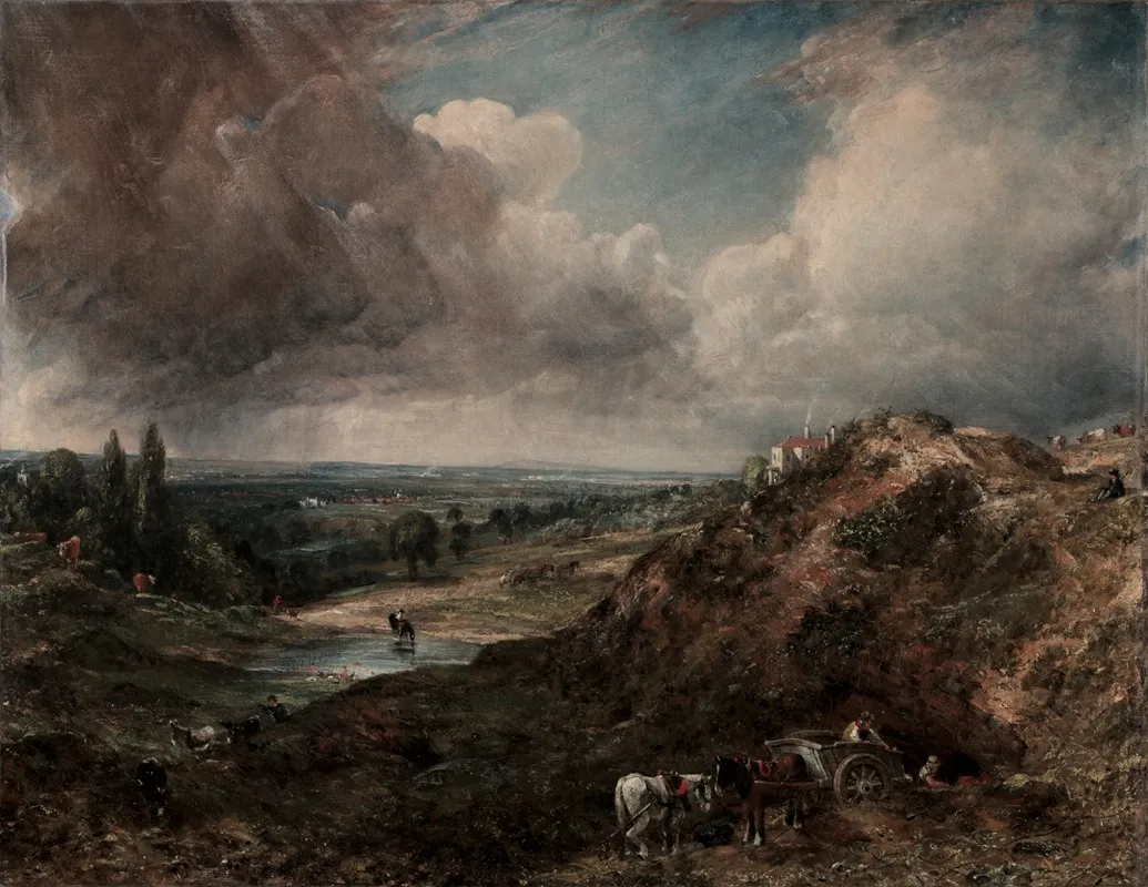 Branch Hill Pond Hampstead Wall Art by John Constable - High-Resolution Digital Print