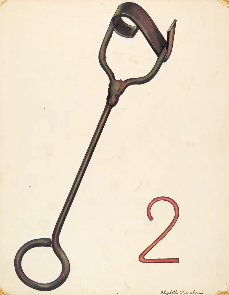Branding Iron 3 Wall Art by Elizabeth Chambers - High-Resolution Digital Print