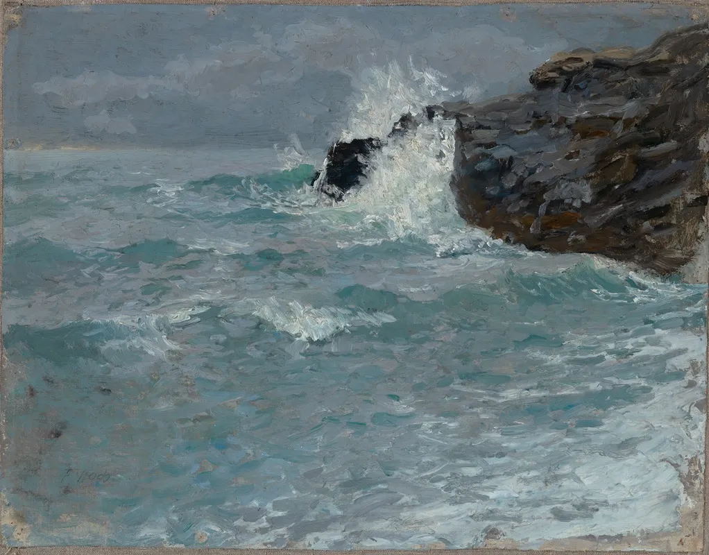Brandung Wall Art by Franz Xaver Hoch - High-Resolution Digital Print