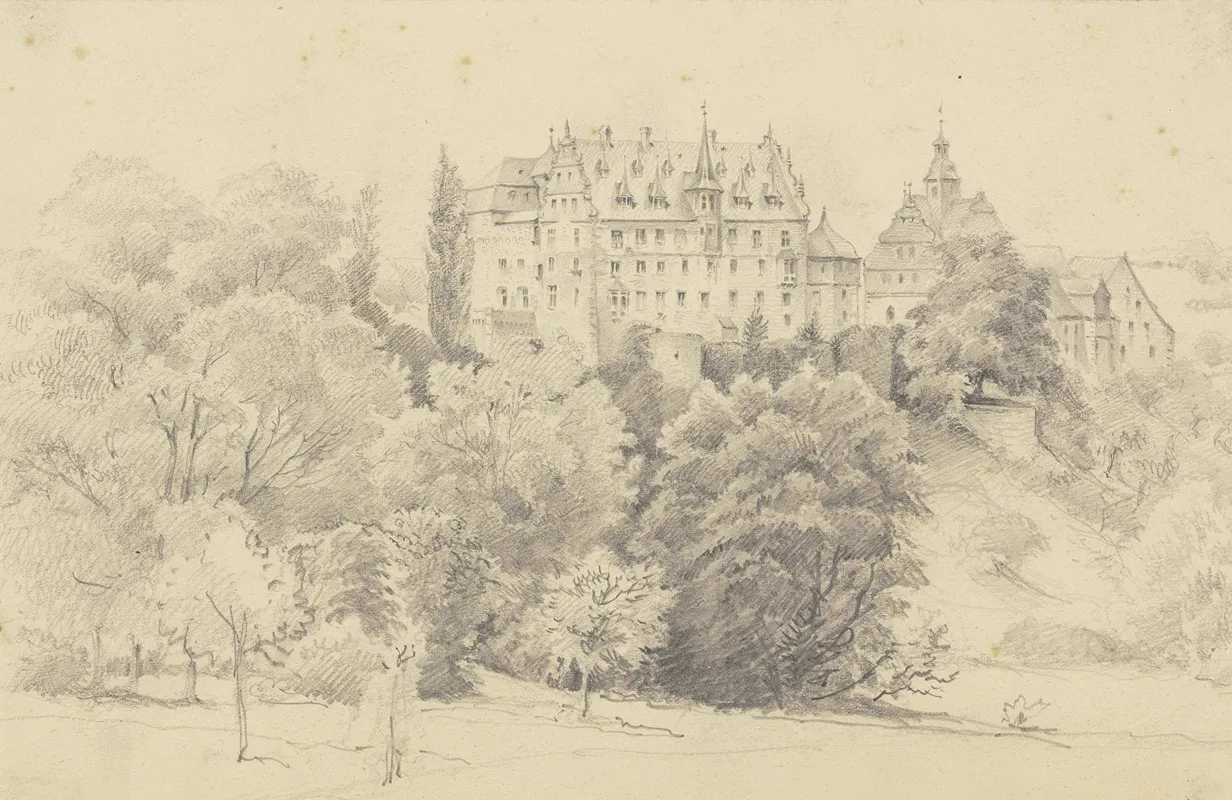 Braunfels Castle Wall Art by Adolf Hoeffler - High-Resolution Digital Print